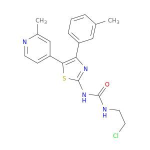 N-(2-CHLOROETHYL)-N'-[5-(2-METHYL-4-PYRIDYL)-4-(3-METHYLPHENYL)-1,3-THIAZOL-2-YL]UREA