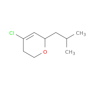 2H-Pyran, 4-chloro-5,6-dihydro-2-(2-methylpropyl)-