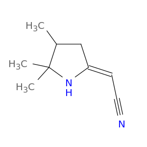 Acetonitrile, (4,5,5-trimethyl-2-pyrrolidinylidene)-, (Z)-