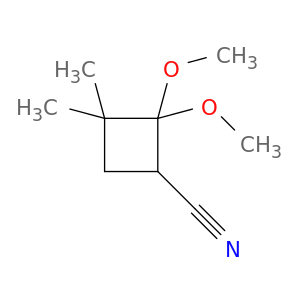 Cyclobutanecarbonitrile, 2,2-dimethoxy-3,3-dimethyl-