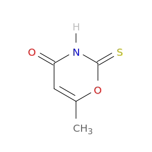 4H-1,3-Oxazin-4-one, 2,3-dihydro-6-methyl-2-thioxo-