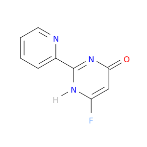 6-Fluoro-2-(pyridin-2-yl)pyrimidin-4-ol