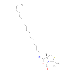4-Thiazolidinecarboxamide, 3-formyl-N-hexadecyl-2,2-dimethyl-, (R)-