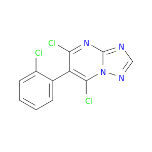 [1,2,4]Triazolo[1,5-a]pyrimidine, 5,7-dichloro-6-(2-chlorophenyl)-