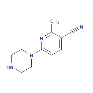 3-Pyridinecarbonitrile, 2-methyl-6-(1-piperazinyl)-