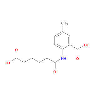 Benzoic acid, 2-[(5-carboxy-1-oxopentyl)amino]-5-methyl-