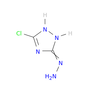 3H-1,2,4-Triazol-3-one, 5-chloro-1,2-dihydro-, hydrazone