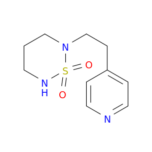 2H-1,2,6-Thiadiazine, tetrahydro-2-[2-(4-pyridinyl)ethyl]-, 1,1-dioxide