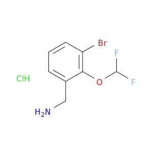 [3-bromo-2-(difluoromethoxy)phenyl]methanamine hydrochloride