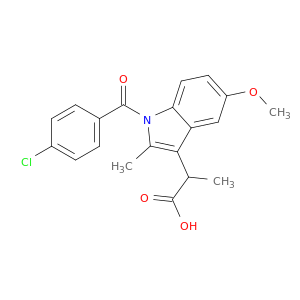 1H-Indole-3-aceticacid, 1-(4-chlorobenzoyl)-5-methoxy-a,2-dimethyl-