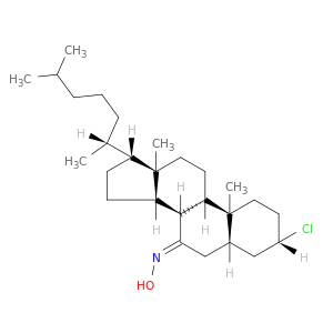 Cholestan-7-one, 3-chloro-, oxime, (3b,5a,7E)-