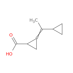 Cyclopropanecarboxylicacid, 2-(1-cyclopropylethylidene)-