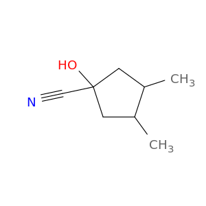 Cyclopentanecarbonitrile, 1-hydroxy-3,4-dimethyl-