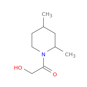 Piperidine, 1-(hydroxyacetyl)-2,4-dimethyl-