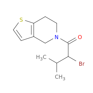 2-Bromo-3-methyl-1-{4H,5H,6H,7H-thieno[3,2-c]pyridin-5-yl}butan-1-one