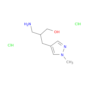 3-Amino-2-[(1-methyl-1H-pyrazol-4-yl)methyl]propan-1-ol Dihydrochloride