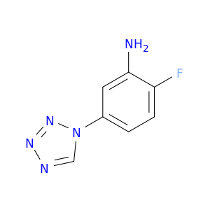 2-FLUORO-5-(1H-TETRAZOL-1-YL)ANILINE