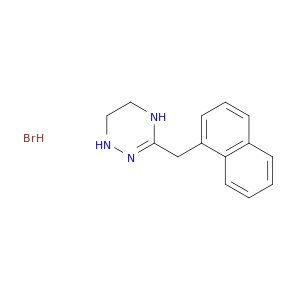 3-(1-naphthylmethyl)-1,4,5,6-tetrahydro-1,2,4-triazine hydrobromide(1:1)