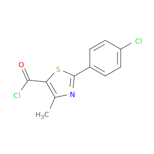 2 - (4 -氯苯基)- 4 -甲基- 1 ,3 -噻唑- 5 -酰氯