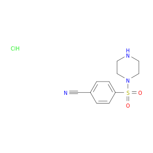 4-(Piperazine-1-sulfonyl)benzonitrile Hydrochloride