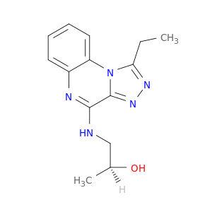 2-Propanol, 1-[(1-ethyl[1,2,4]triazolo[4,3-a]quinoxalin-4-yl)amino]-, (S)-