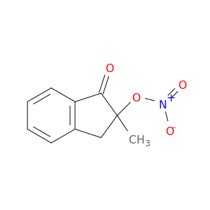 1H-Inden-1-one, 2,3-dihydro-2-methyl-2-(nitrooxy)-