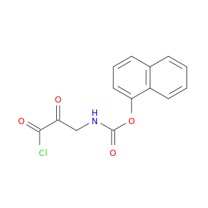Carbamic acid, (chlorooxoacetyl)methyl-, 1-naphthalenyl ester