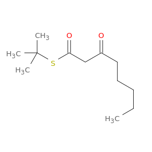 Octanethioic acid, 3-oxo-, S-(1,1-dimethylethyl) ester