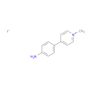Pyridinium, 4-(4-aminophenyl)-1-methyl-, iodide