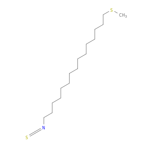 Pentadecane, 1-isothiocyanato-15-(methylthio)-