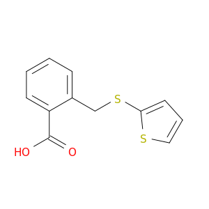 Benzoic acid, 2-[(2-thienylthio)methyl]-