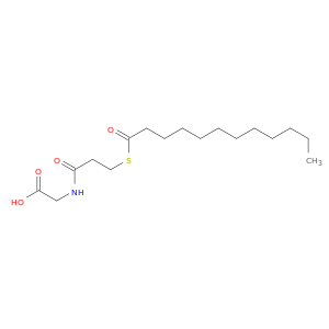 Glycine, N-[1-oxo-3-[(1-oxododecyl)thio]propyl]-