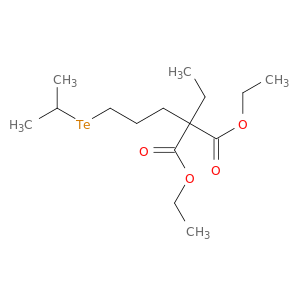 Propanedioic acid, ethyl[3-[(1-methylethyl)telluro]propyl]-, diethyl ester