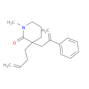 2-Piperidinone, 3-(3-buten-1-yl)-1-methyl-3-(2-phenyl-2-propen-1-yl)-