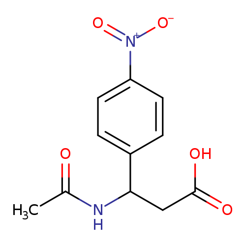 3-乙酰氨基-3-对硝基苯基-丙酸