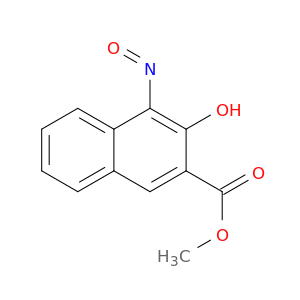 2-Naphthalenecarboxylic acid, 3-hydroxy-4-nitroso-, methyl ester