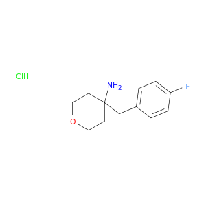 4-[(4-Fluorophenyl)methyl]oxan-4-amine hydrochloride