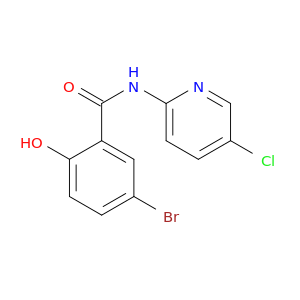 Benzamide, 5-bromo-N-(5-chloro-2-pyridinyl)-2-hydroxy-