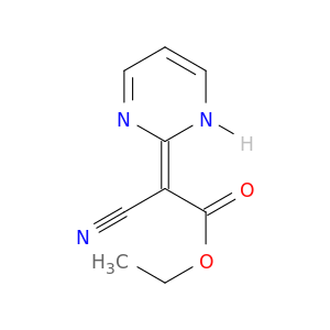 Acetic acid, cyano-2(1H)-pyrimidinylidene-, ethyl ester, (E)-