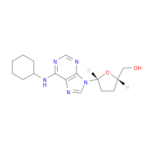Adenosine, N-cyclohexyl-2',3'-dideoxy-
