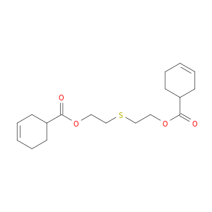 sulfanediyldiethane-2,1-diyl biscyclohex-3-ene-1-carboxylate