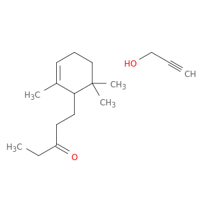 3-戊酮,1-(2,6,6-三甲基-2-环己酮-1-基)-,反应产物,具有2-ProPyn-1-OL
