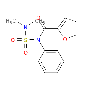 2-Furancarboxamide, N-[(dimethylamino)sulfonyl]-N-phenyl-