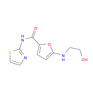 2-Furancarboxamide, 5-[(2-hydroxyethyl)amino]-N-2-thiazolyl-