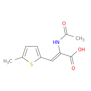2-Propenoic acid, 2-(acetylamino)-3-(5-methyl-2-thienyl)-, (Z)-