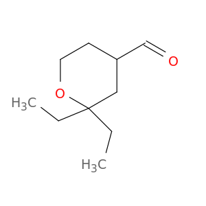 2H-Pyran-4-carboxaldehyde, 2,2-diethyltetrahydro-