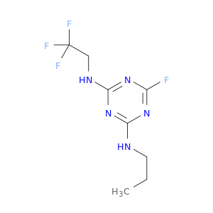 1,3,5-Triazine-2,4-diamine, 6-fluoro-N-propyl-N'-(2,2,2-trifluoroethyl)-
