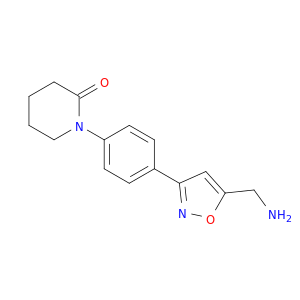 2-Piperidinone, 1-[4-[5-(aminomethyl)-3-isoxazolyl]phenyl]-
