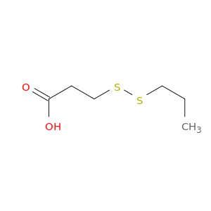 Propanoic acid, 3-(propyldithio)-