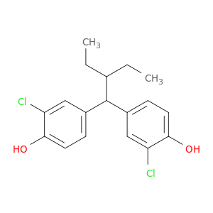 Phenol, 4,4'-(2-ethylbutylidene)bis[2-chloro-